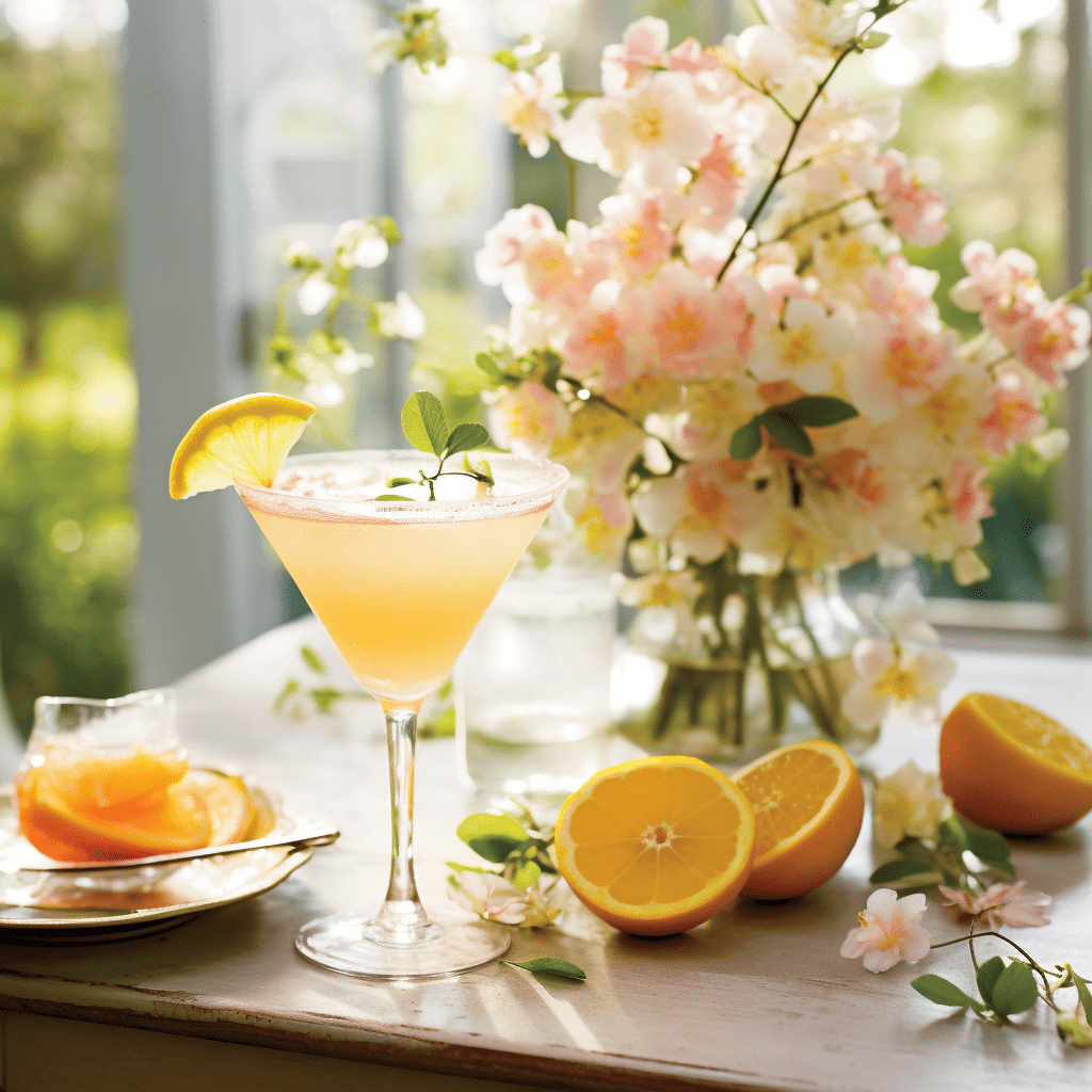 Spring Blossom Citrus Martini